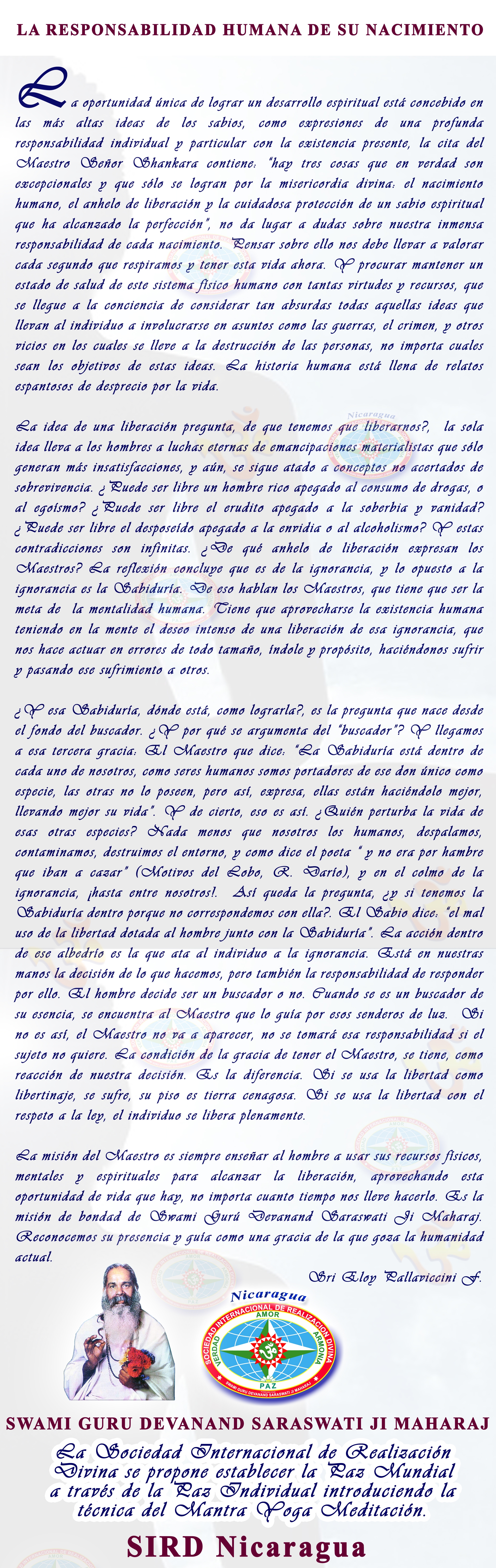 Natalicio Maestro Devanand